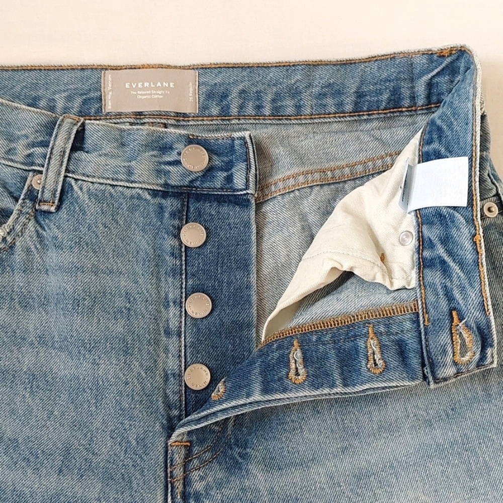 Everlane Relaxed Staight Jeans - Picture 6 of 11